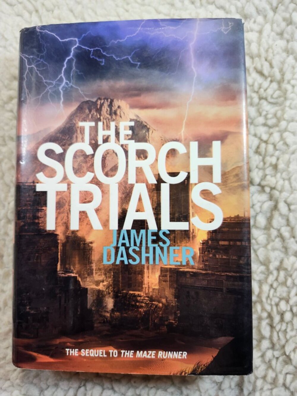 James Dashner The Scorch Trials Hardcover First Edition 2010 Young Adult Sci-Fi